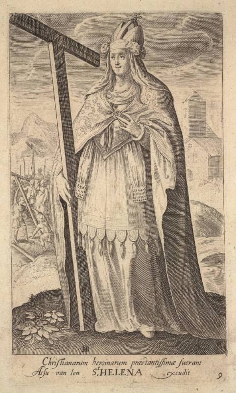 St Helena, Plate VII from The Nine Worthies (Female)