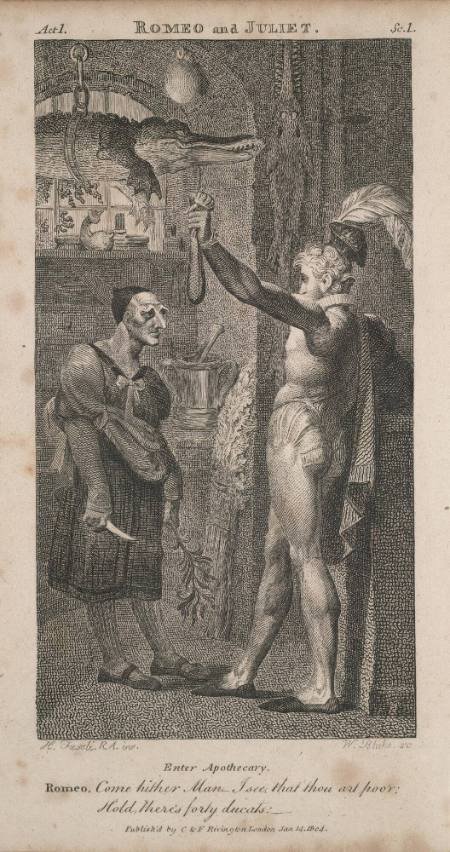 Illustration for Romeo and Juliet, Act I, Scene I