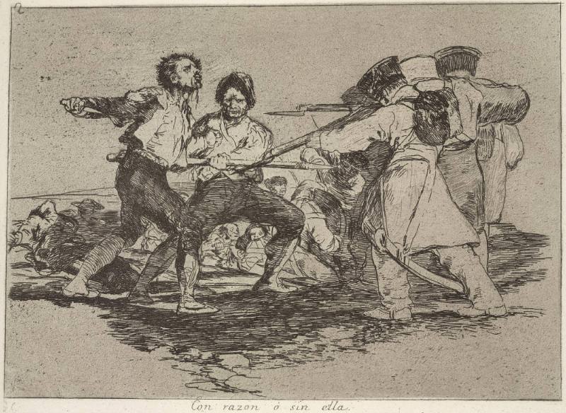 Con razon o sin ella (With or without reason), Plate 2 of 