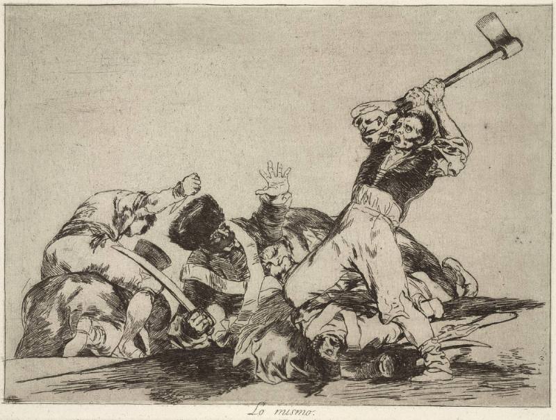 Lo mismo (The same thing), Plate 3 of 