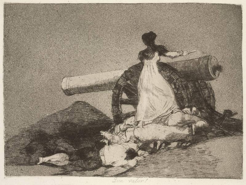 Que Valor! (What Courage!), Plate 7 of 