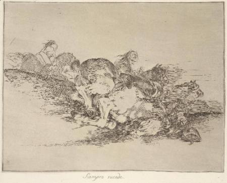 Siempre Sucede (This always happens), Plate 8 of "The Disasters of War"