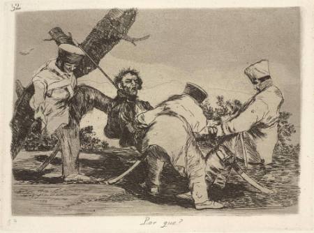 Por Qué? (Why?), Plate 32 of "The Disasters of War"