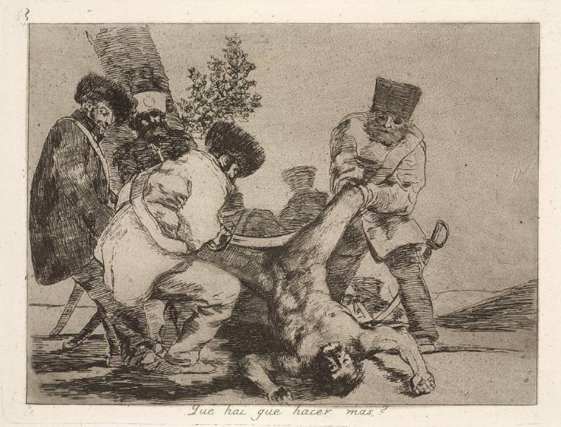 Qué hai que hacer mas? (What more can one do?), Plate 33 of 