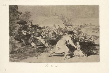 To lo vi (I saw it), Plate 44 of "The Disasters of War"