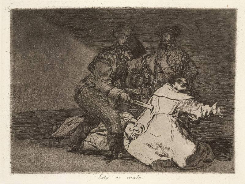 Esto es malo (This is bad), Plate 46 of 