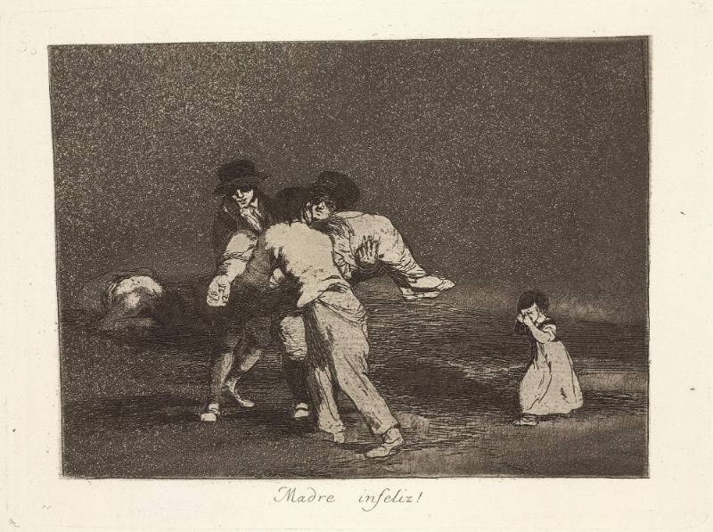 Madre infeliz! (Unhappy mother!), Plate 50 of 