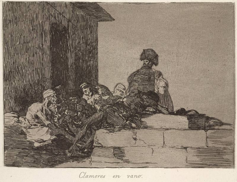 Clamores en vano (Vain laments), Plate 55 of 
