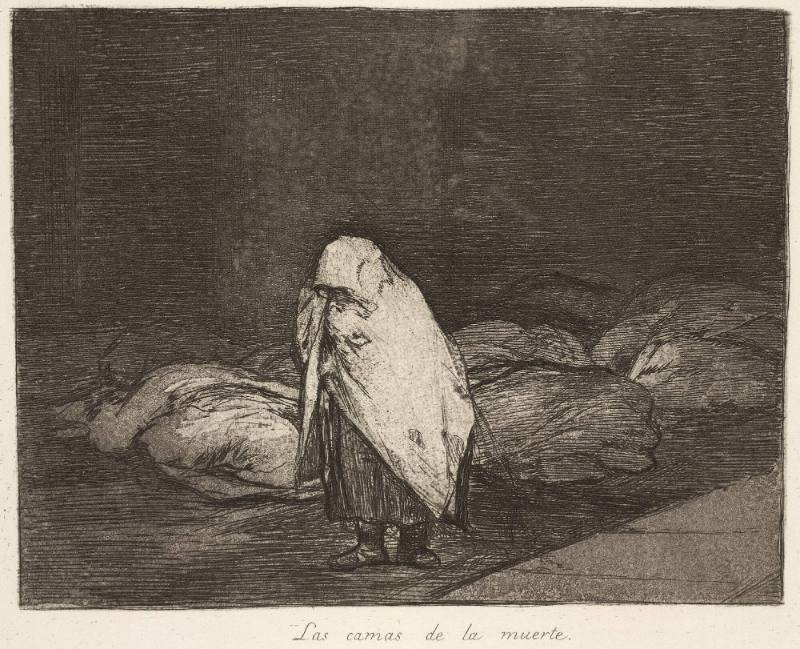 Las camas de la muerte (The deathbeds), Plate 62 of 