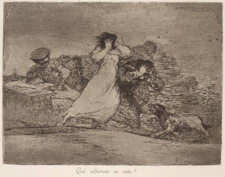 Qué alboroto es este? (What is this hubbub?), Plate 65 of "The Disasters of War"