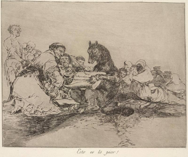 Esto és lo peor (This is the absolute worst), Plate 74 of 