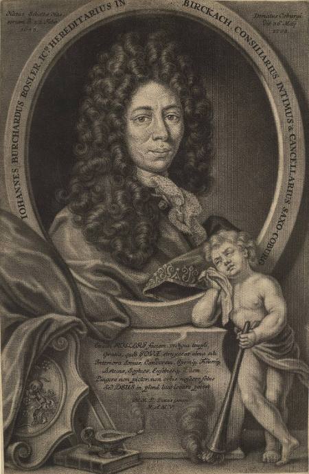 Portrait of Johann Burchard Rosler (1643-1708)