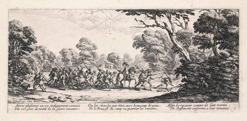 The Capture of the Resistance  (Plate 9 of The Miseries of War)