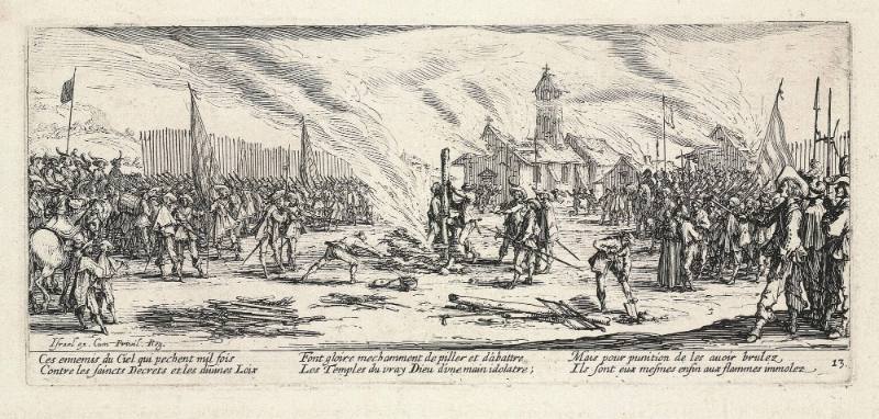The Burning at the Stake  (Plate 13 of The Miseries of War)