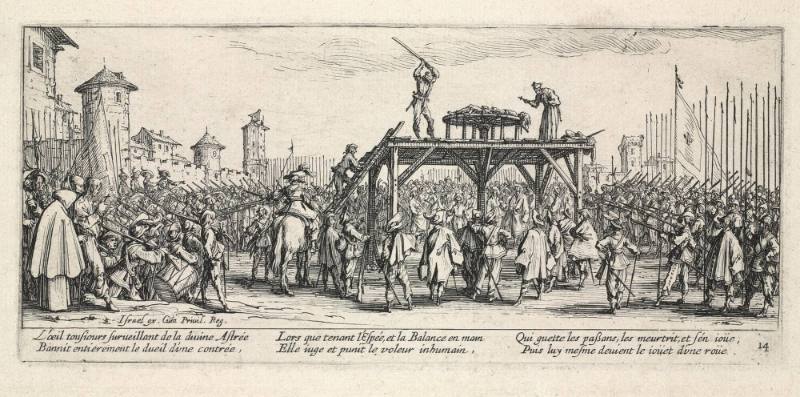 The Wheel (for Torture)  (Plate 12 of The Miseries of War)