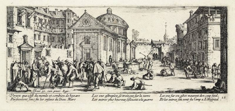 The Hospital  (Plate 15 of The Miseries of War)