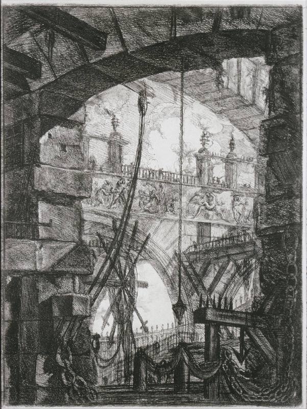 The Grand Piazza, plate 4 of Carceri d’invenzioni (Imaginary Prisons)