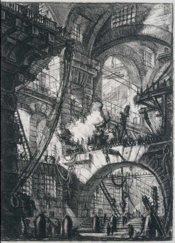 The Smoking Fire, plate 6 of Carceri d’invenzioni (Imaginary Prisons)