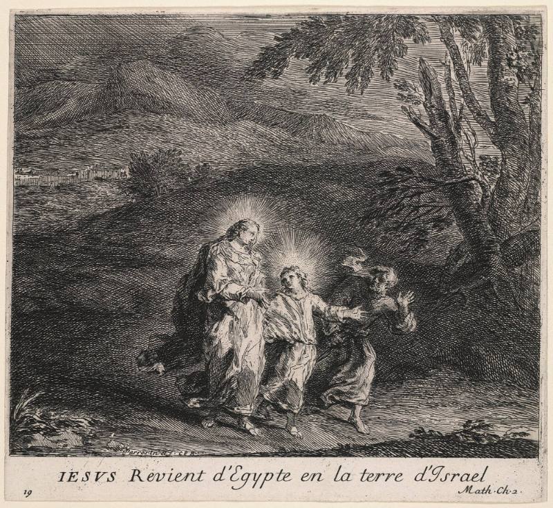 The Return to Israel, from the Mysteries of the Life of Jesus Christ