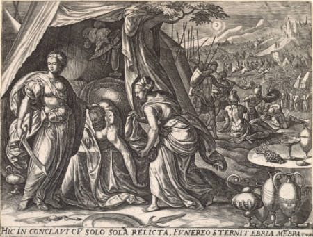 Judith Beheading Holofernes, plate 3 from The Story of Judith and Holofernes