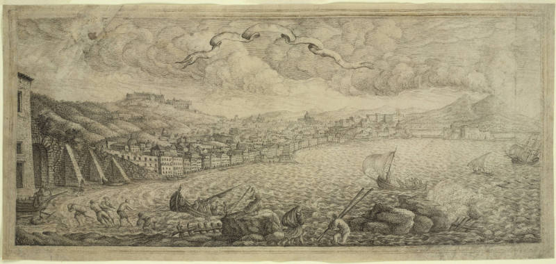 View of Naples and Mt. Vesuvius