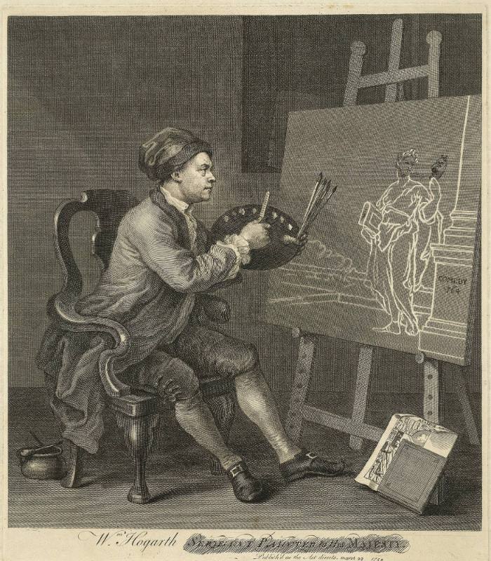 Hogarth Painting the Comic Muse