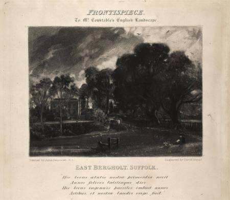 East Bergholt, Suffolk (Frontispiece to Constable's English Landscape)