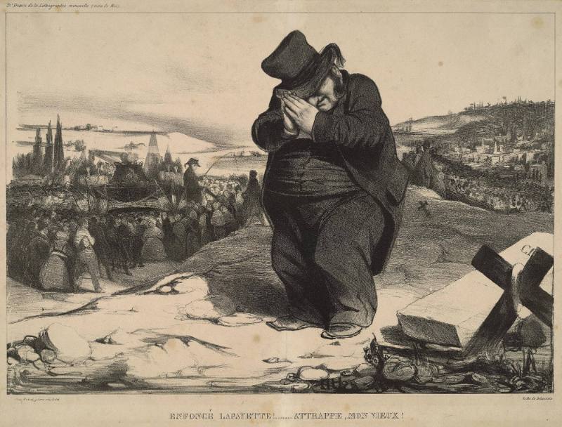 Enfoncé Lafayette!...Attrappe, Mon Vieux! (Beaten, Lafayette!  Take that, old man!)