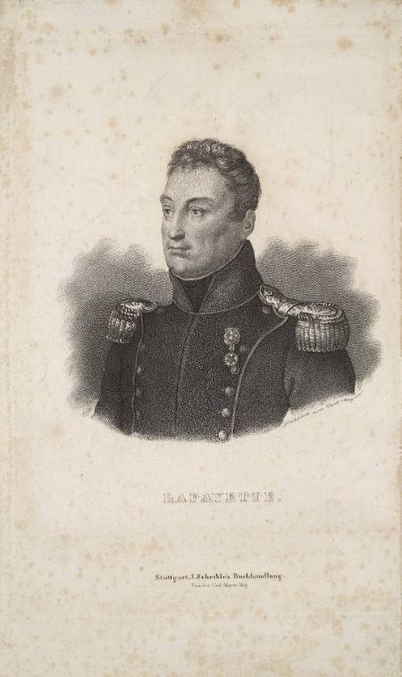 Lafayette (portrait of Marquis le général Lafayette 1756 - 1834)