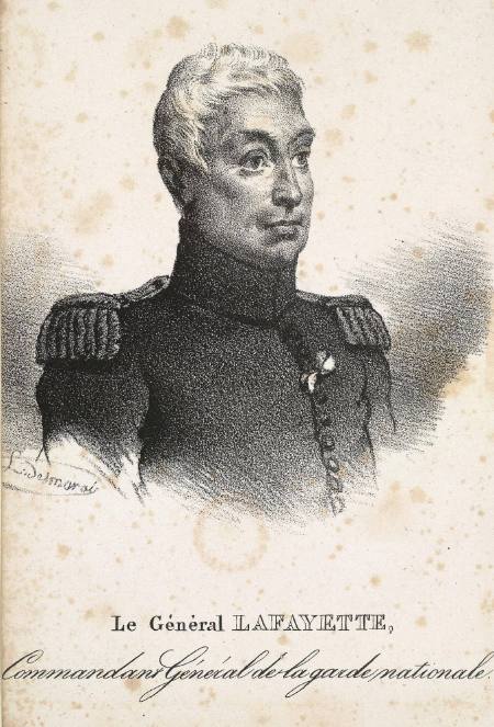 Le Gal. Lafayette - commandant general de la garde nationale (portrait of  Marquis le general de Lafayette 1756-1834)