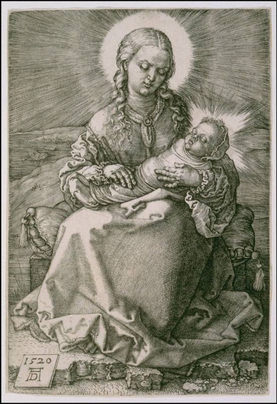 The Virgin with the Child in Swaddling Clothes
