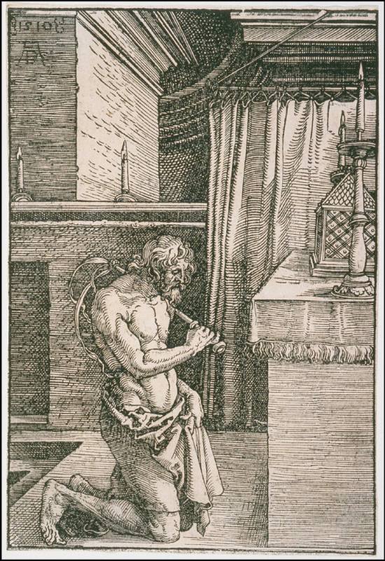 David in Penitence, from the Small Passion (published 1511)