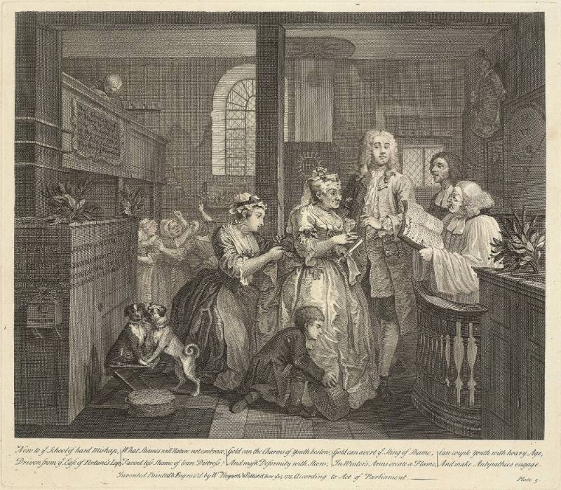 A Rake's Progress, Plate 5