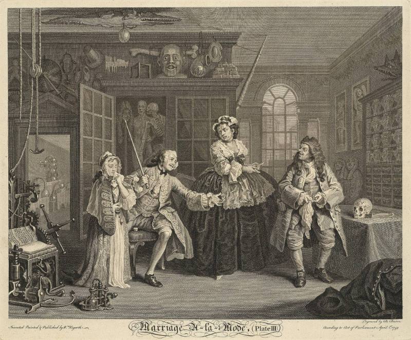 Marriage A-la-Mode, Plate III