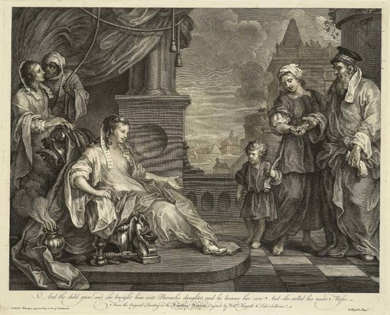 Moses Brought to Pharaoh's Daughter