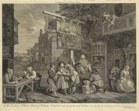 Canvassing for Votes, plate 2 from the series Four Prints of an Election