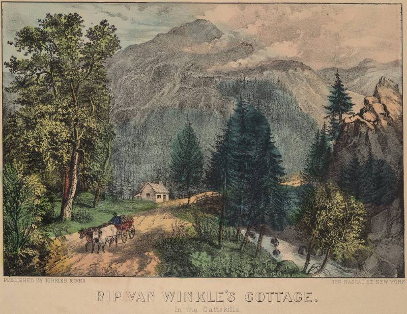Rip Van Winkle's Cottage, in the Cattskills