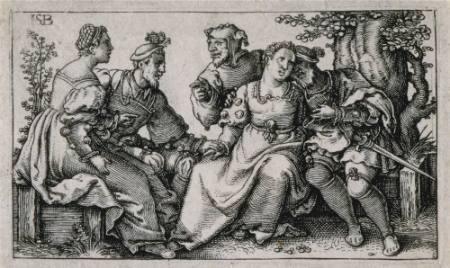 Two Pairs of Lovers and a Jester