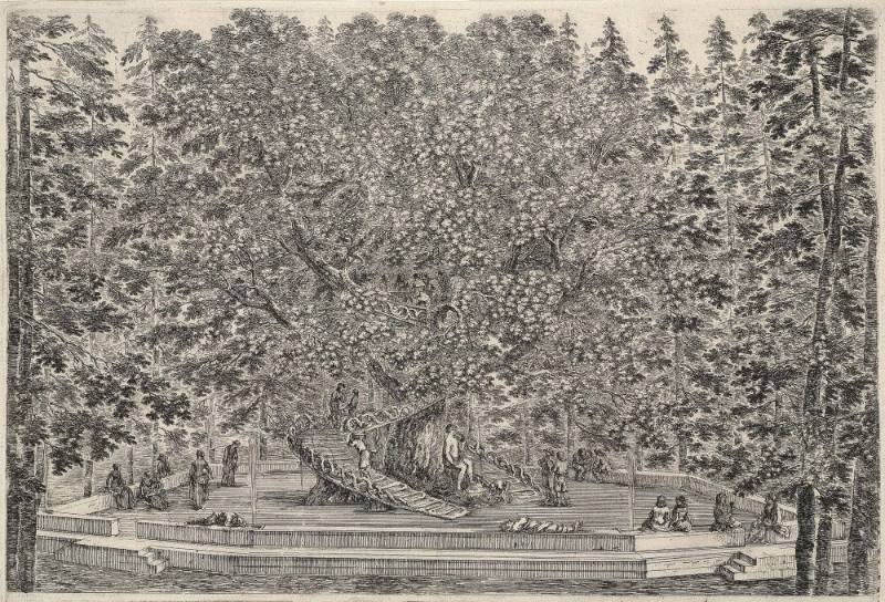 The Inhabited Tree, Plate 1 from Views of the Villa of Pratolino