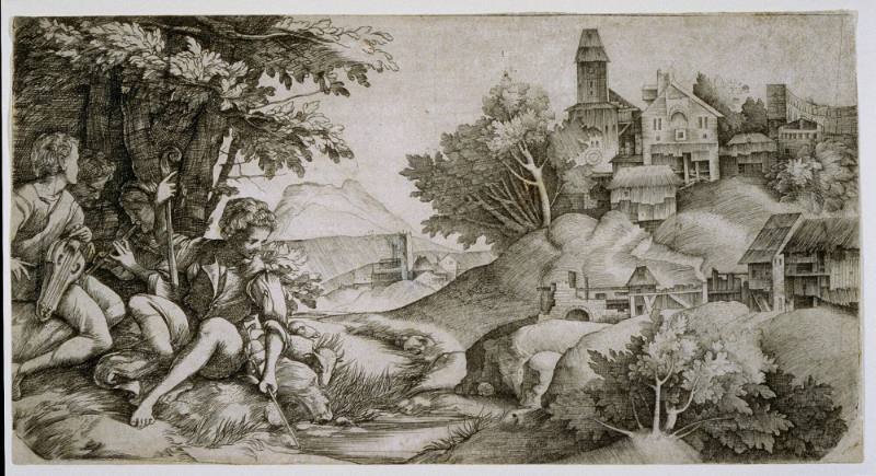 Shepherds in a Landscape