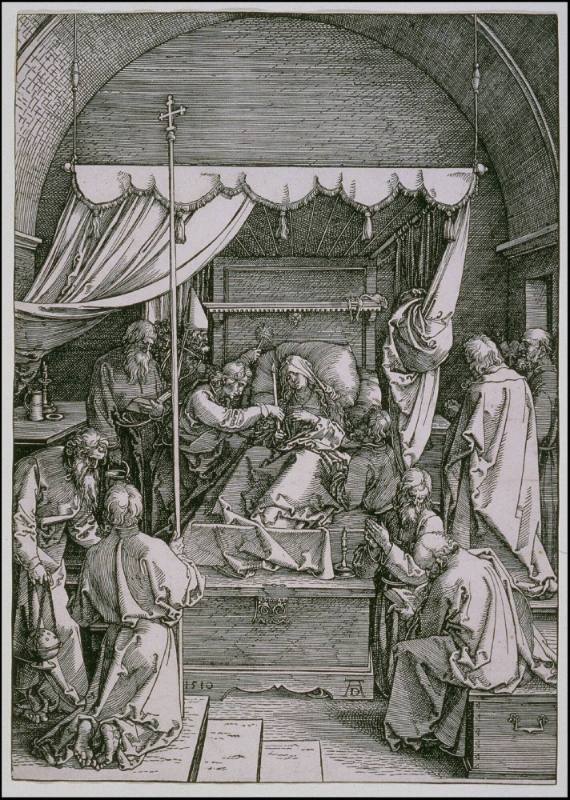 The Death of the Virgin, from The Life of the Virgin (published 1511)
