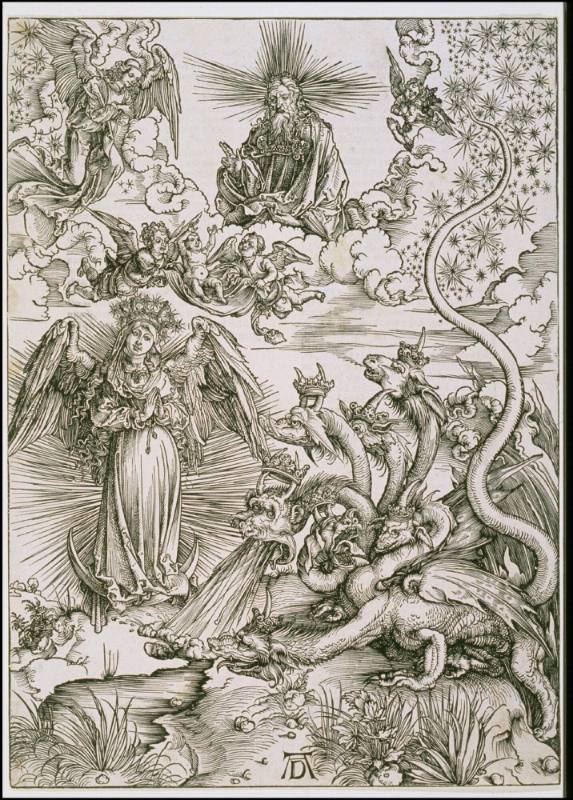 The Apocalyptic Woman, from the Apocalypse (1498 German edition)