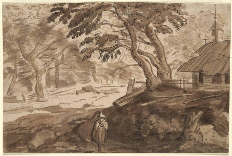 Landscape with a Seated Man