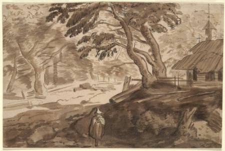 Landscape with a Seated Man