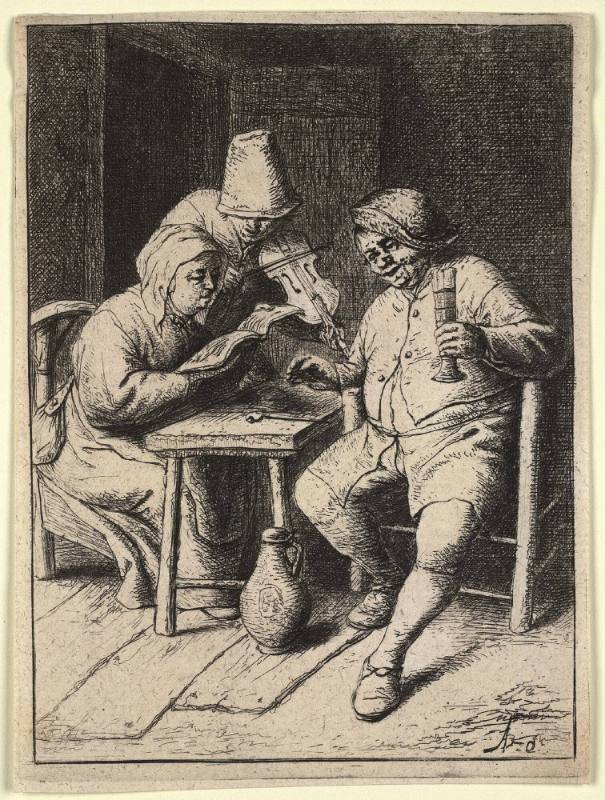 The Concert (The Violinist and Two Singers)