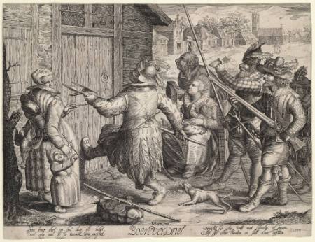 Boerenverdriet, plate 1 from the series The Horrors of the Spanish War