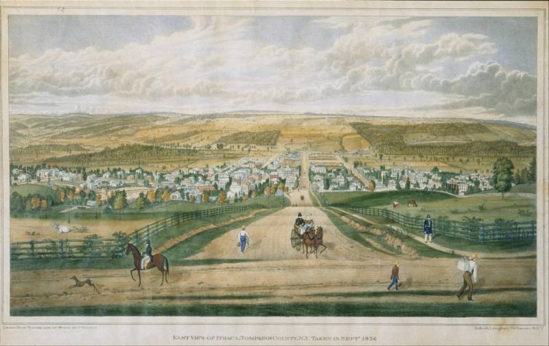 East View of Ithaca, Tompkins County, N. Y.