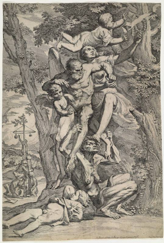 Allegory of Winter (right half): The Apotheosis of the Artist's Genius