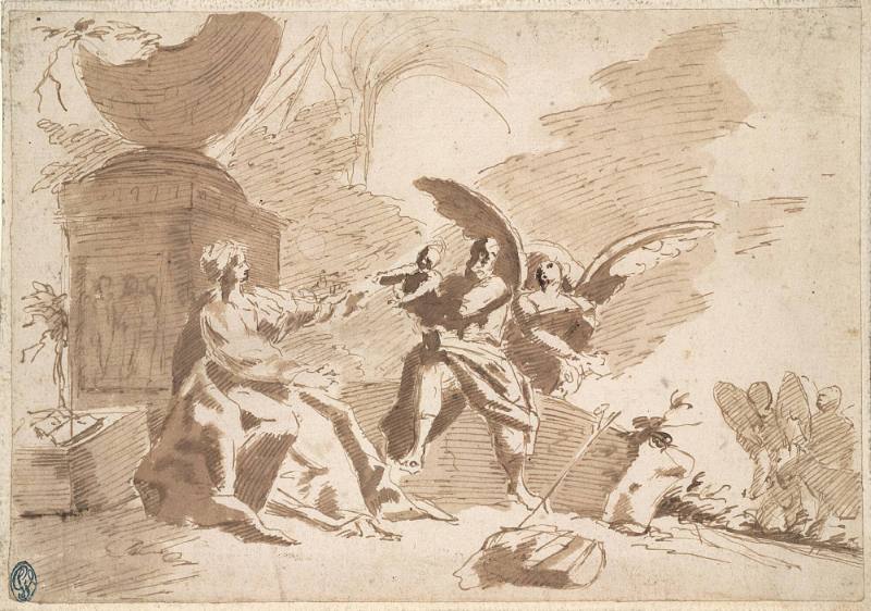 An Allegorical Scene (Rest on the Flight into Egypt?)