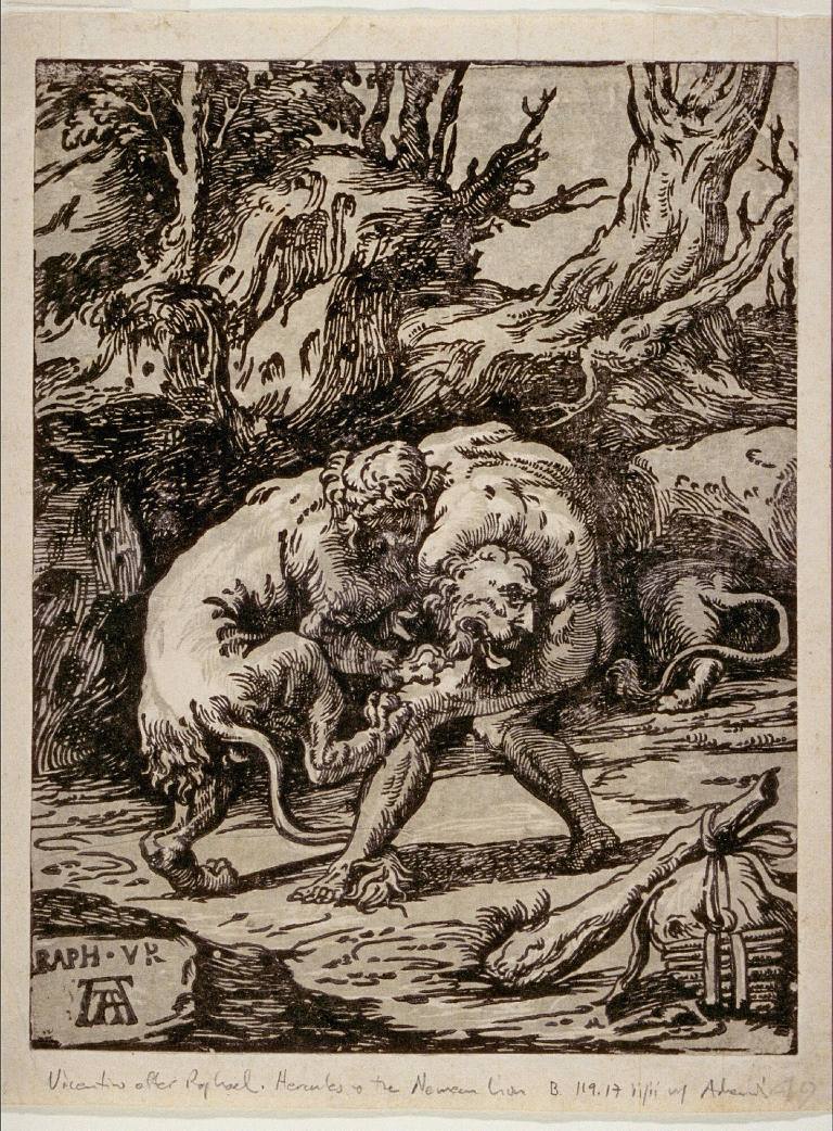 Hercules and the Nemean Lion